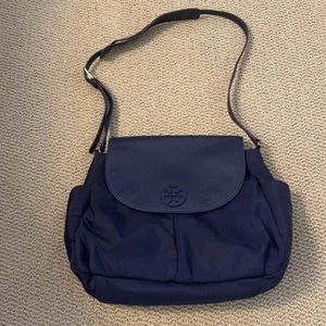Tory Burch Thea Baby Bag in Navy